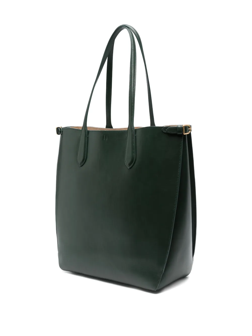 Polo Ralph Lauren leather buckle-detail tote bag Groen