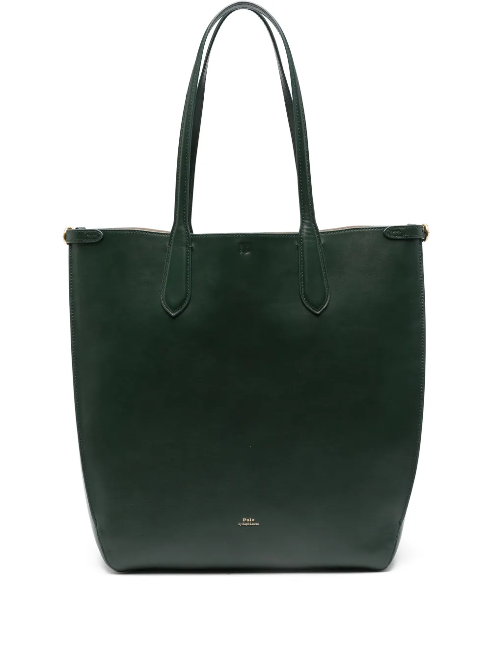 Polo Ralph Lauren leather buckle-detail tote bag Groen