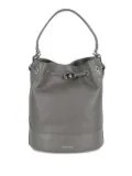 Zanellato logo-print bucket bag - Grey