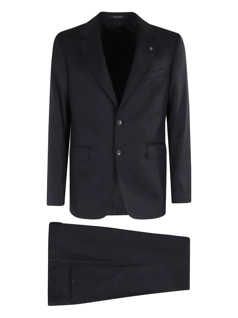 Tagliatore notched-lapel single-breasted suit - ブルー Tagliatore notched-lapel single-breasted suit - ブルー