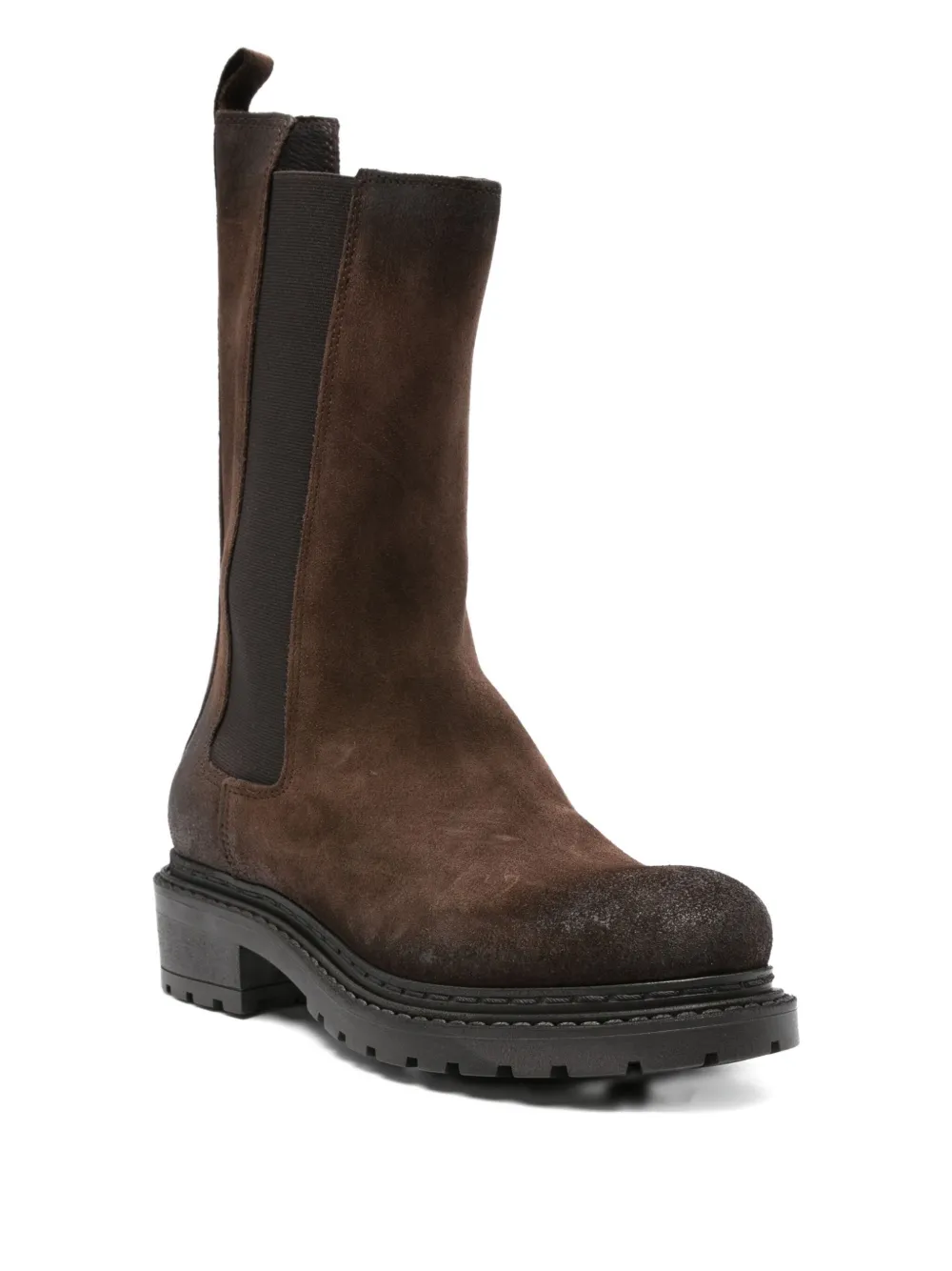 Metisse 40mm Beatles elastic-panel suede boots Brown