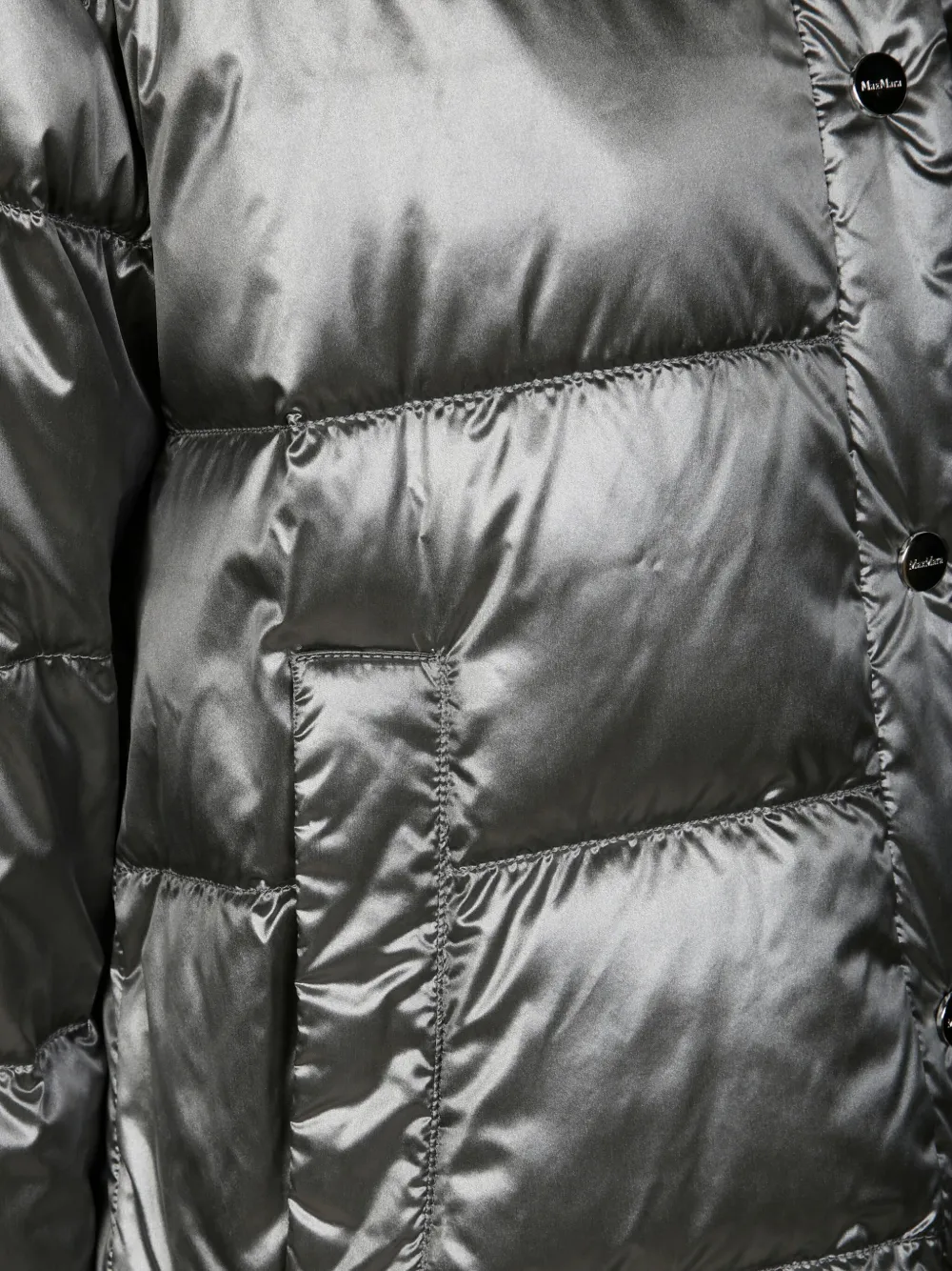 Max Mara Gevoerd jack met capuchon Zwart