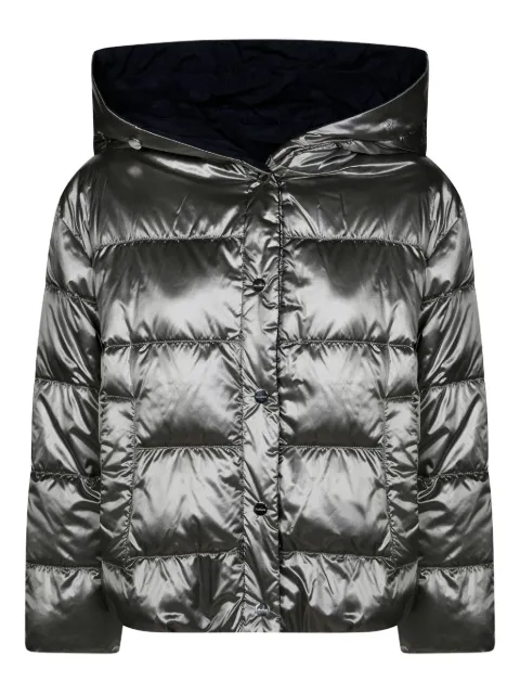 Max Mara hooded quilted jacket