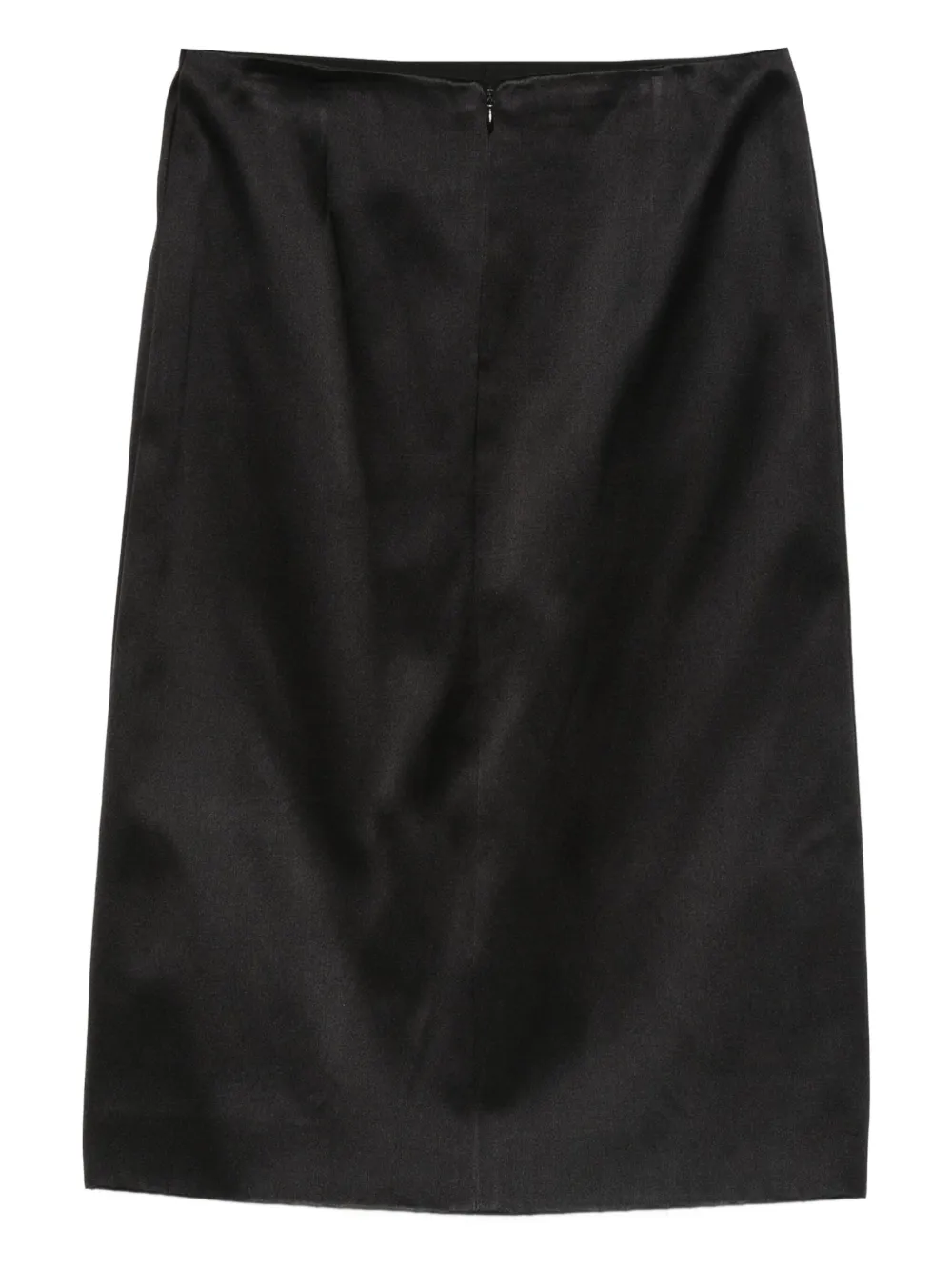 Céline Pre-Owned 2010s satijnen kokerrok - Zwart