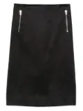 Celine Pre-Owned 2010s satin pencil skirt - Black