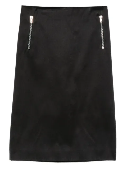 Céline Pre-Owned 2010s satin pencil skirt