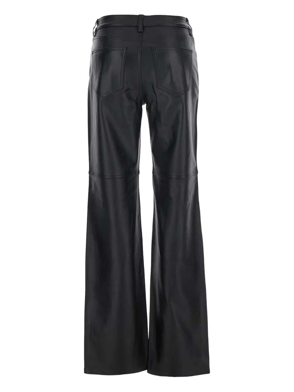 Michael Kors Leren broek Black