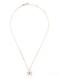 Roberto Coin 18kt rose gold Tiaré diamond necklace