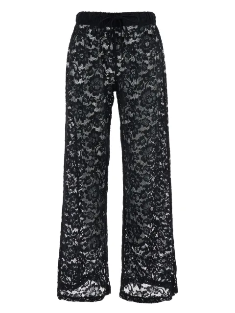 VENUJA Calça com renda floral