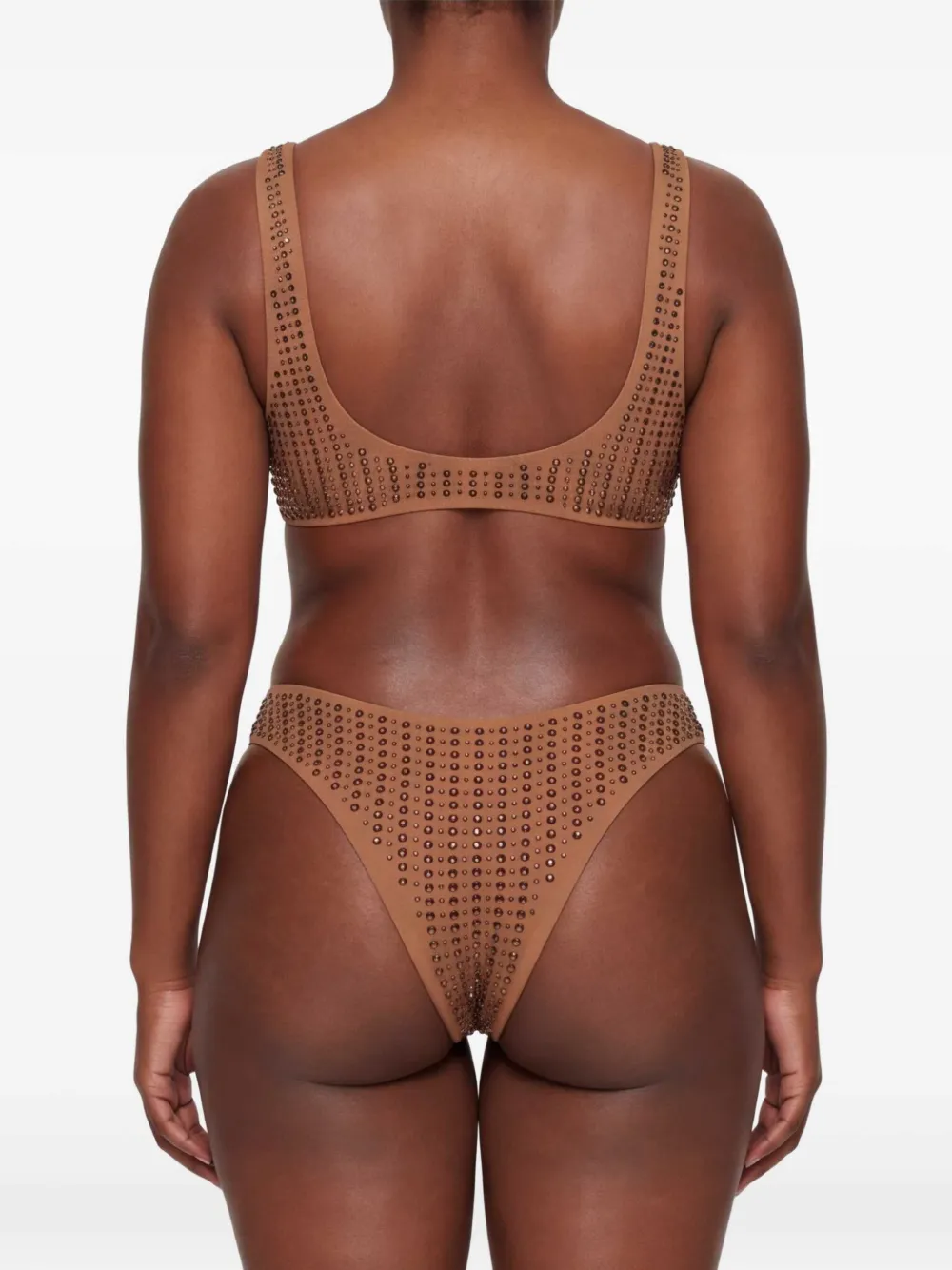 VENUJA Bikini verfraaid met stras Bruin