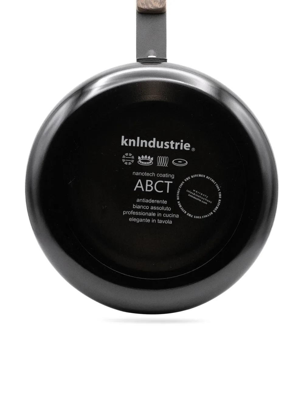 Knindustrie Wooden-handle Pan (24cm) In Black
