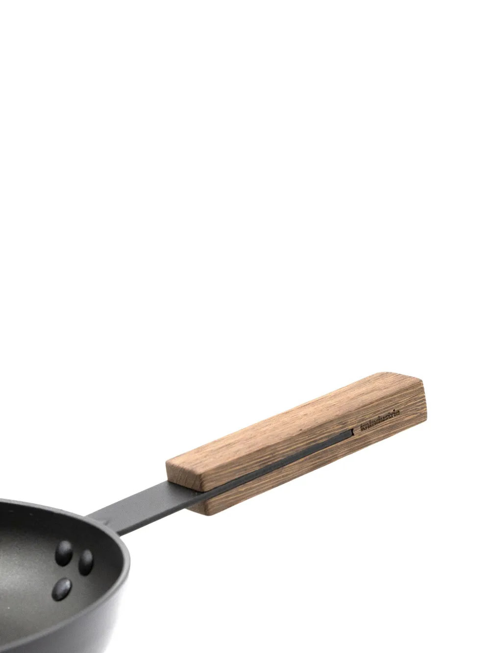  Knindustrie Wooden-handle Pan (24cm) - Black 