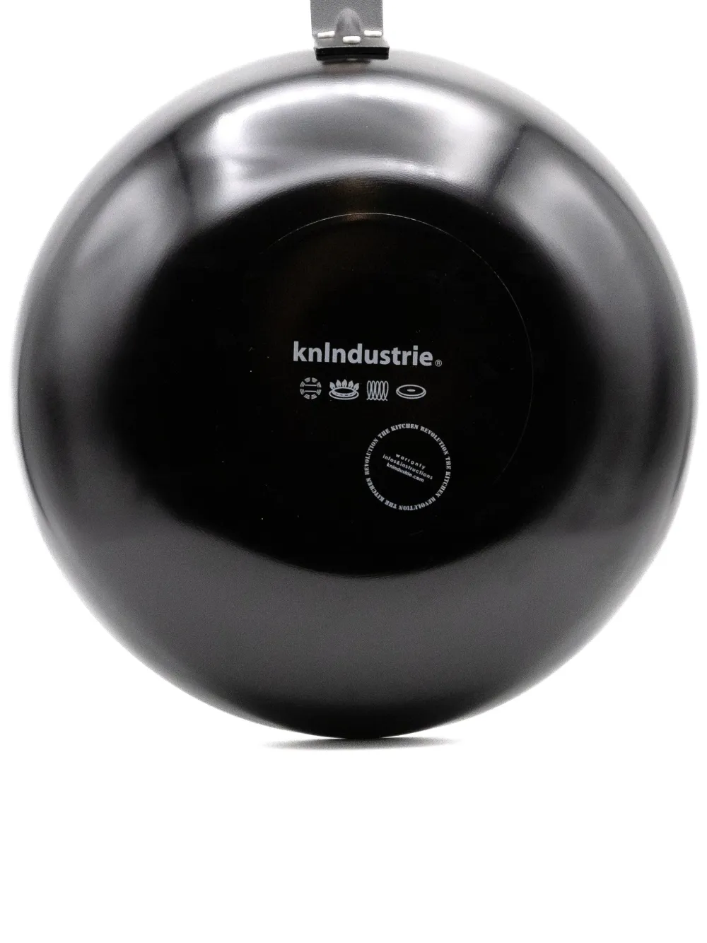 Knindustrie Wood-handle Wok (28cm) In Black
