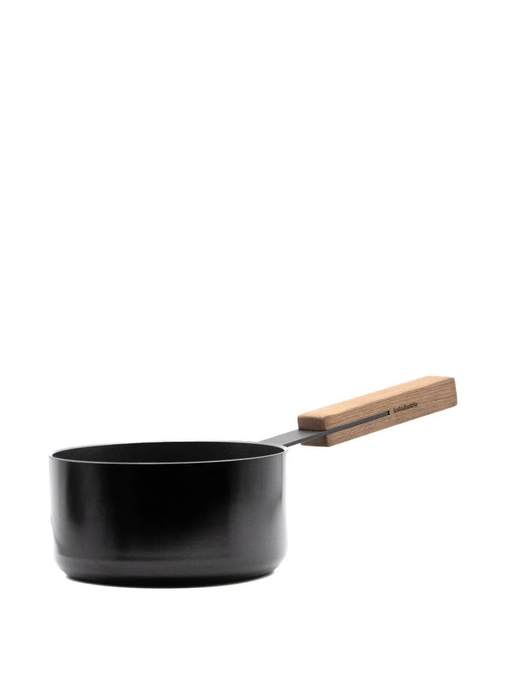 knindustrie wooden-handle saucepan (16cm) | Black | Image 1