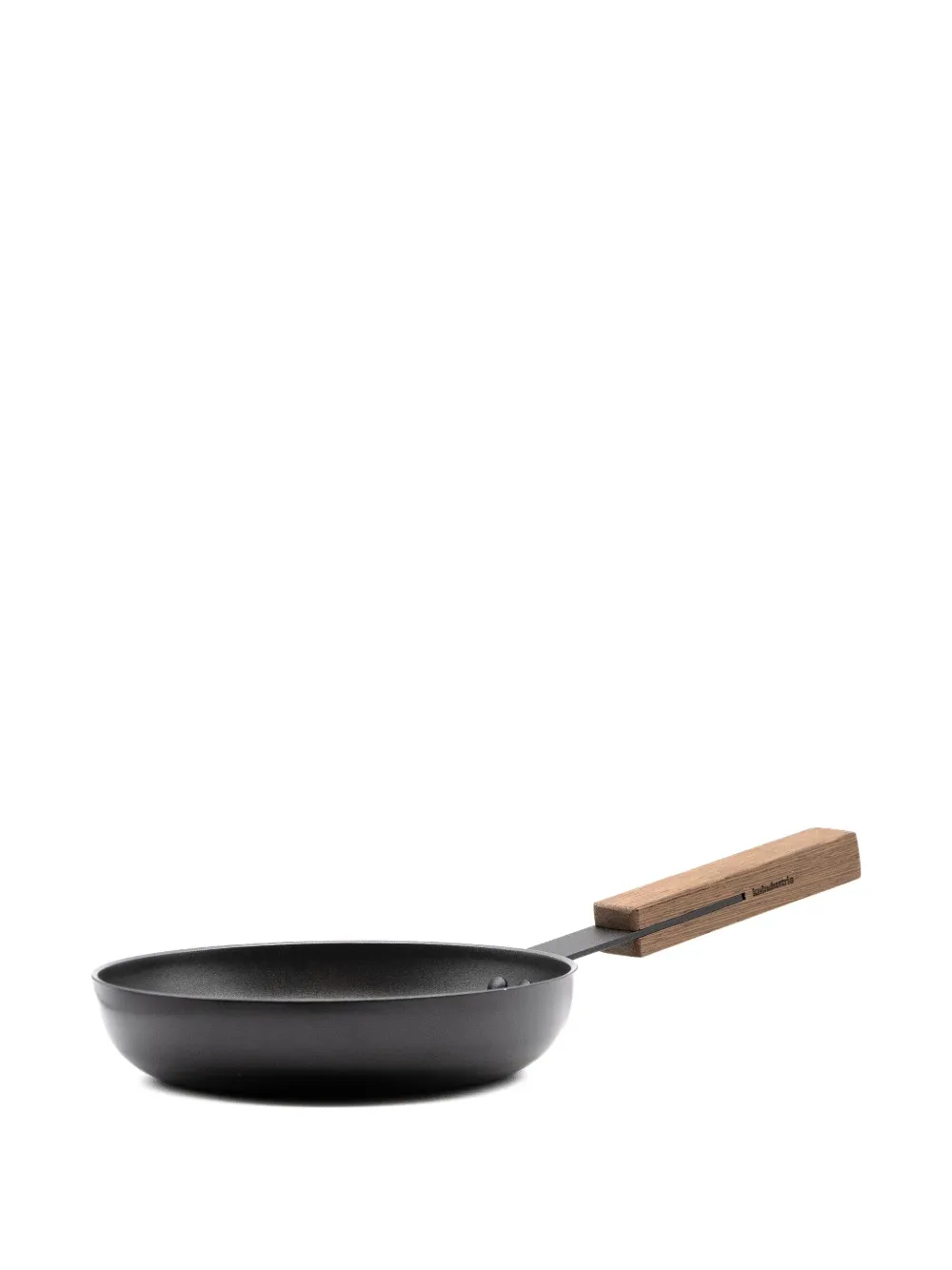 knindustrie wooden-handle frying pan (20cm) - ブラック knindustrie wooden-handle frying pan (20cm) - ブラック