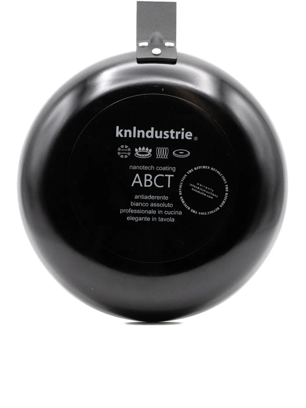 Knindustrie Wooden-handle Frying Pan (20cm) In Black