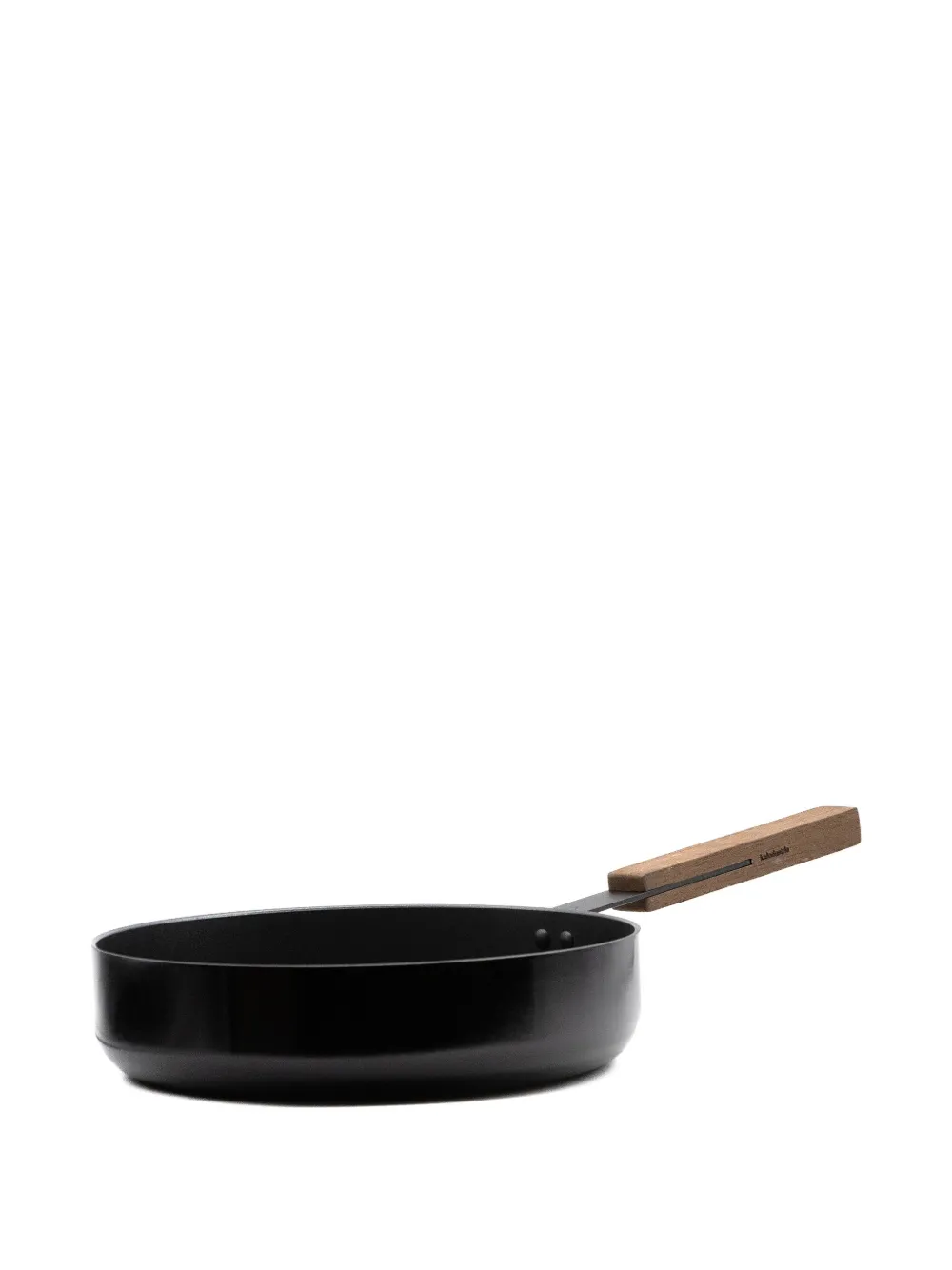 knindustrie wooden-handle frying pan (28cm) - ブラック knindustrie wooden-handle frying pan (28cm) - ブラック