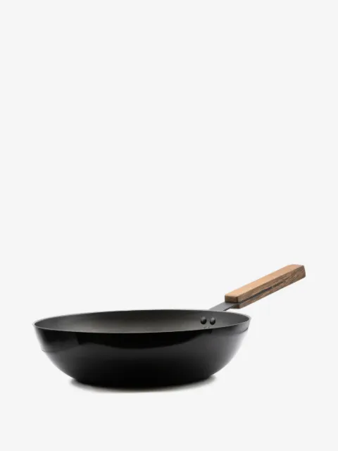 knindustrie wooden-handle wok (32cm)