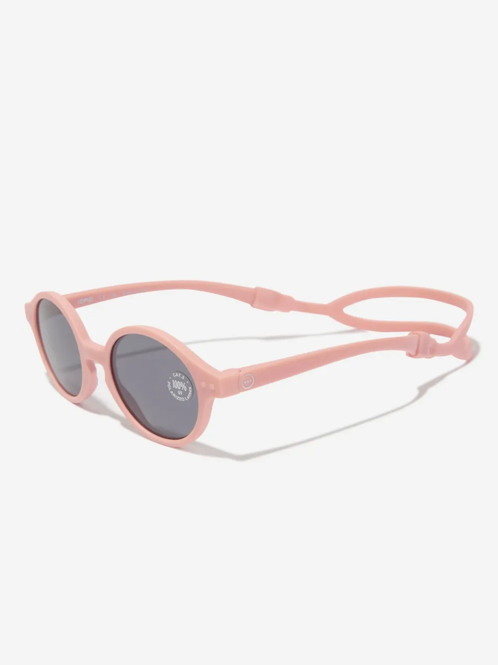 IZIPIZI KIDS #D zonnebril met rond montuur Oranje