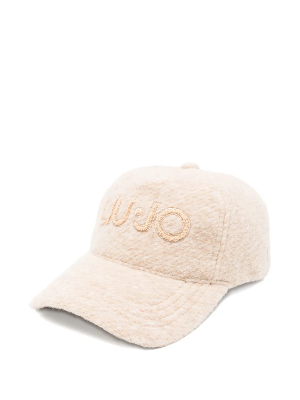 LIU JO logo-embroidered baseball cap Beige