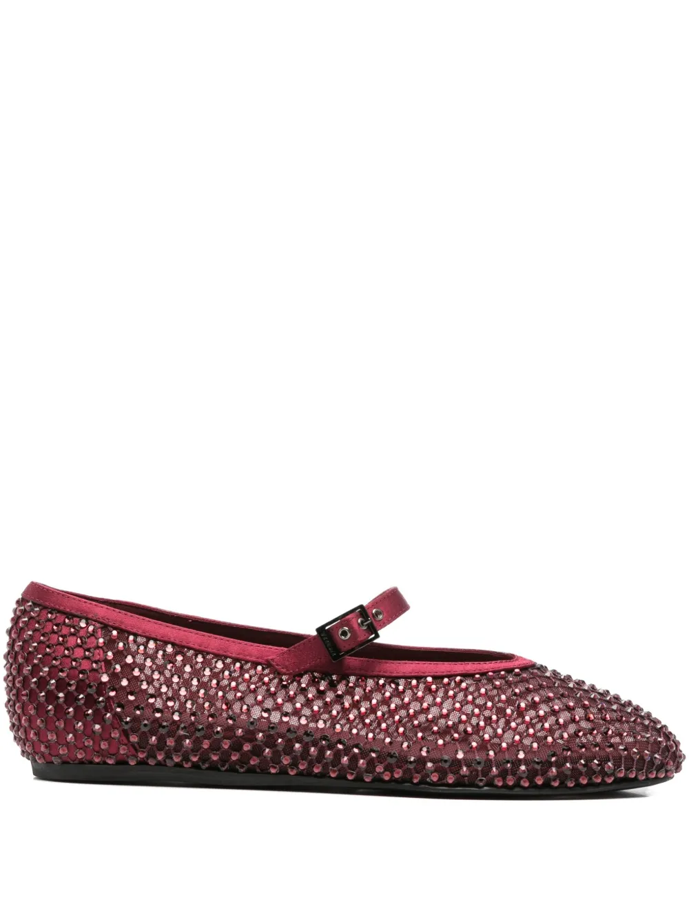 Le Silla Gilda crystal-embellished ballet flats Rood