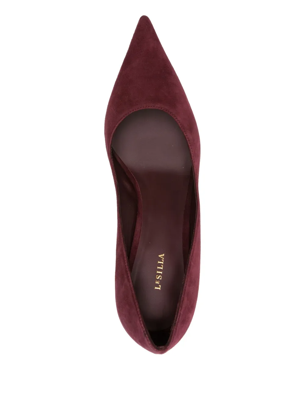 Le Silla 90mm pointed-toe leather pumps Rood