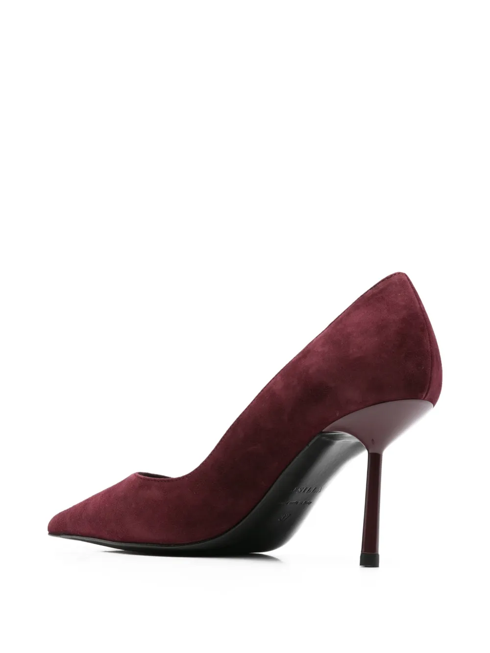 Le Silla 90mm pointed-toe leather pumps Rood