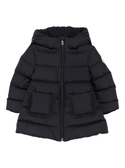 Moncler Enfant Odile ruffled quilted jacket