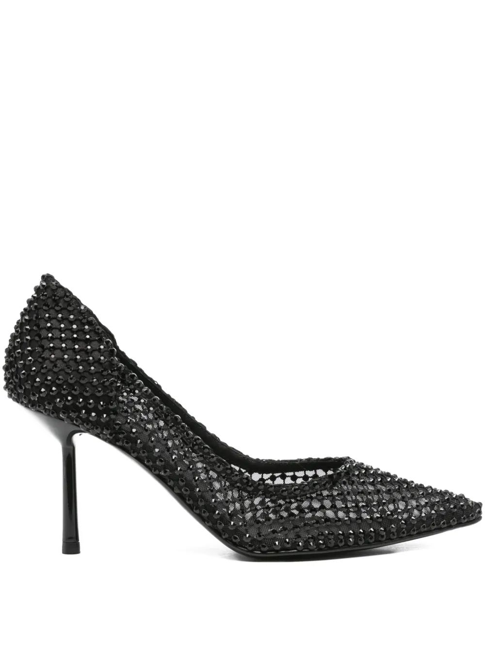 Le Silla 80mm Gilda rhinestone-embellished pumps Zwart