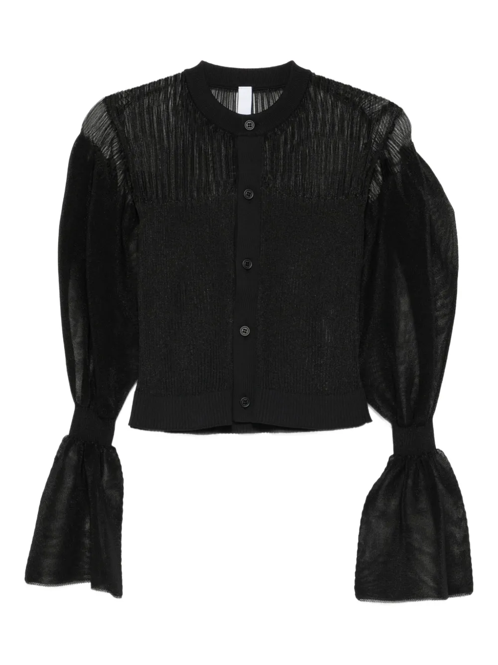 CFCL pleated cardigan | Black | Image 1