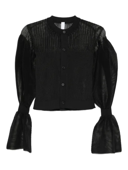 CFCL cardigan plissé - Noir - CFCL - Modalova