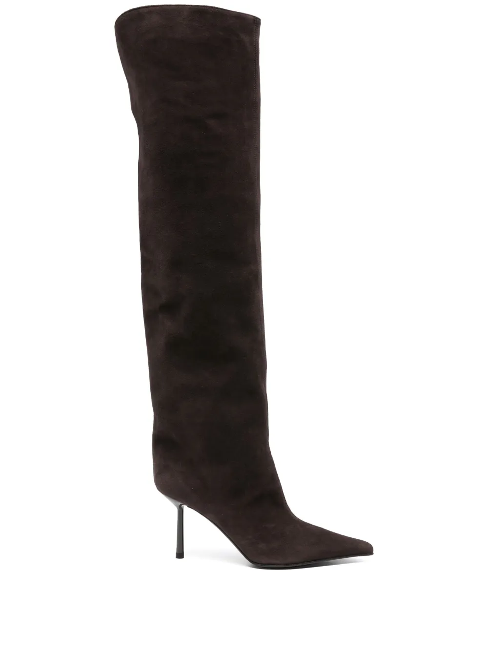 Le Silla 80mm knee-high leather boots Brown