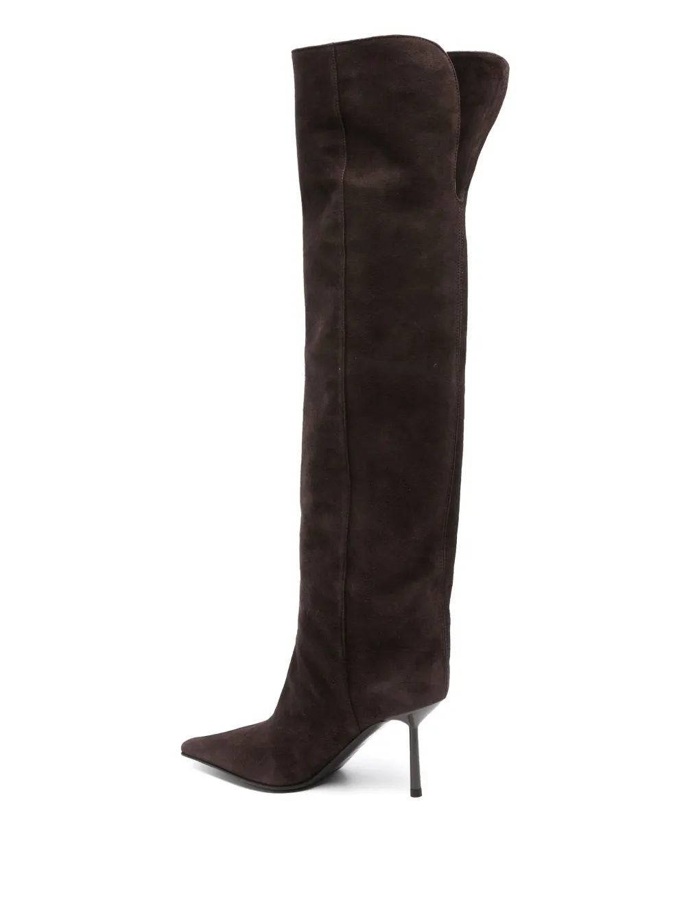 Le Silla 80mm knee-high leather boots Brown