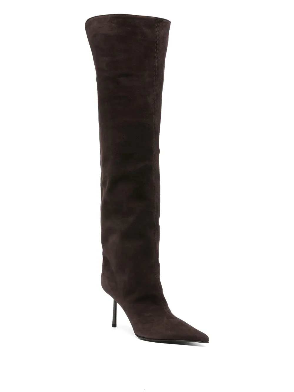 Le Silla 80mm knee-high leather boots Brown