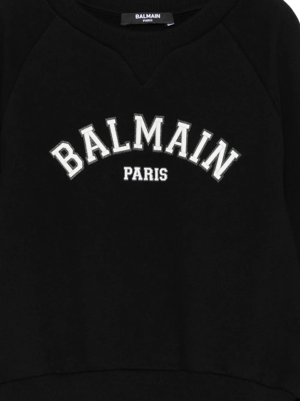Balmain Kids Sweater met logoprint Zwart