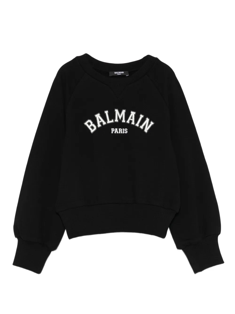 Balmain Kids Sweater met logoprint Zwart