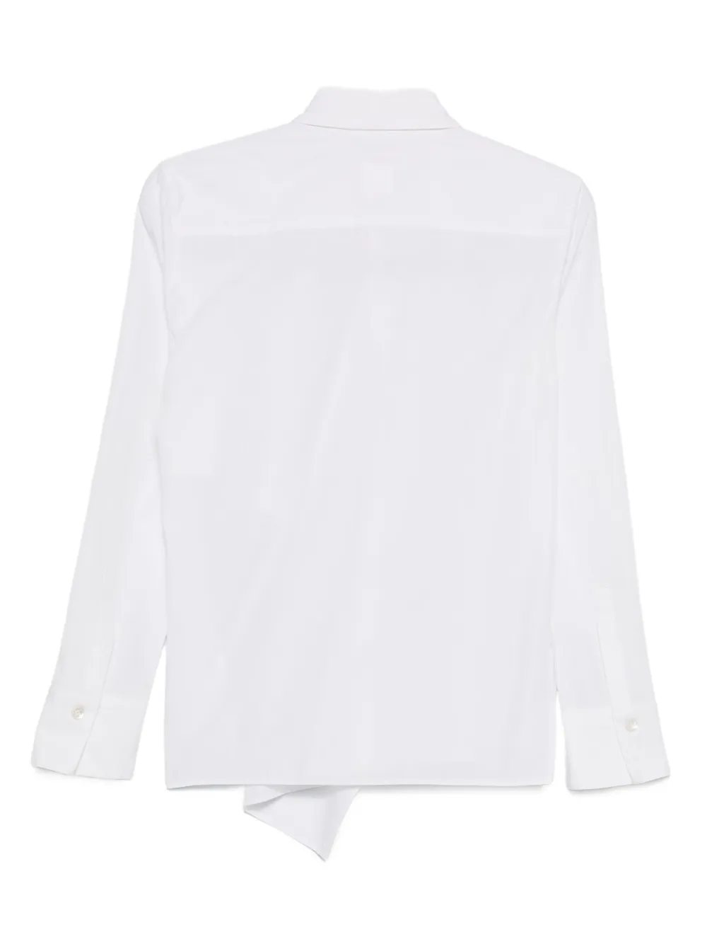 Yohji Yamamoto Pre-Owned 2000s drape-detail shirt | Image 2
