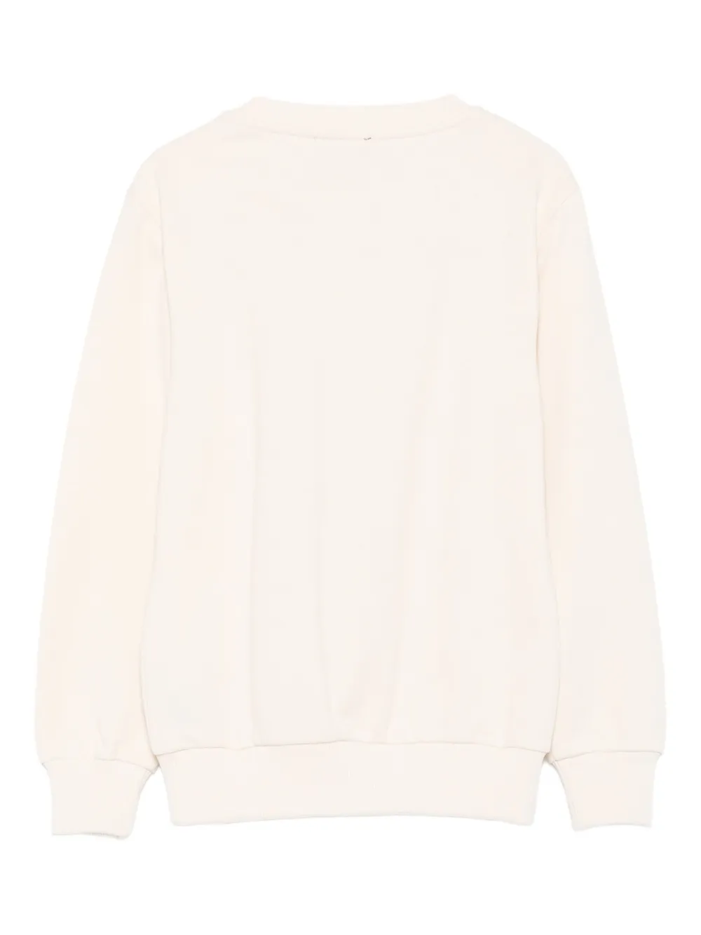 Balmain Button-embellished Logo Sweatshirt In Pink