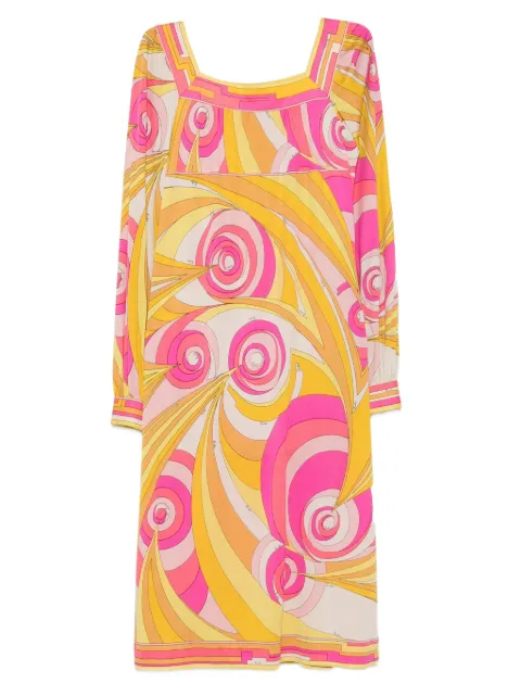 PUCCI Pre-Owned 1960s swirl-print silk dress