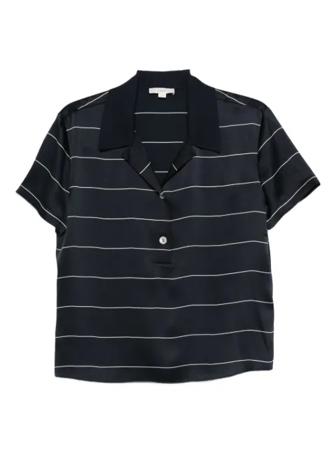 Vince striped short-sleeved top