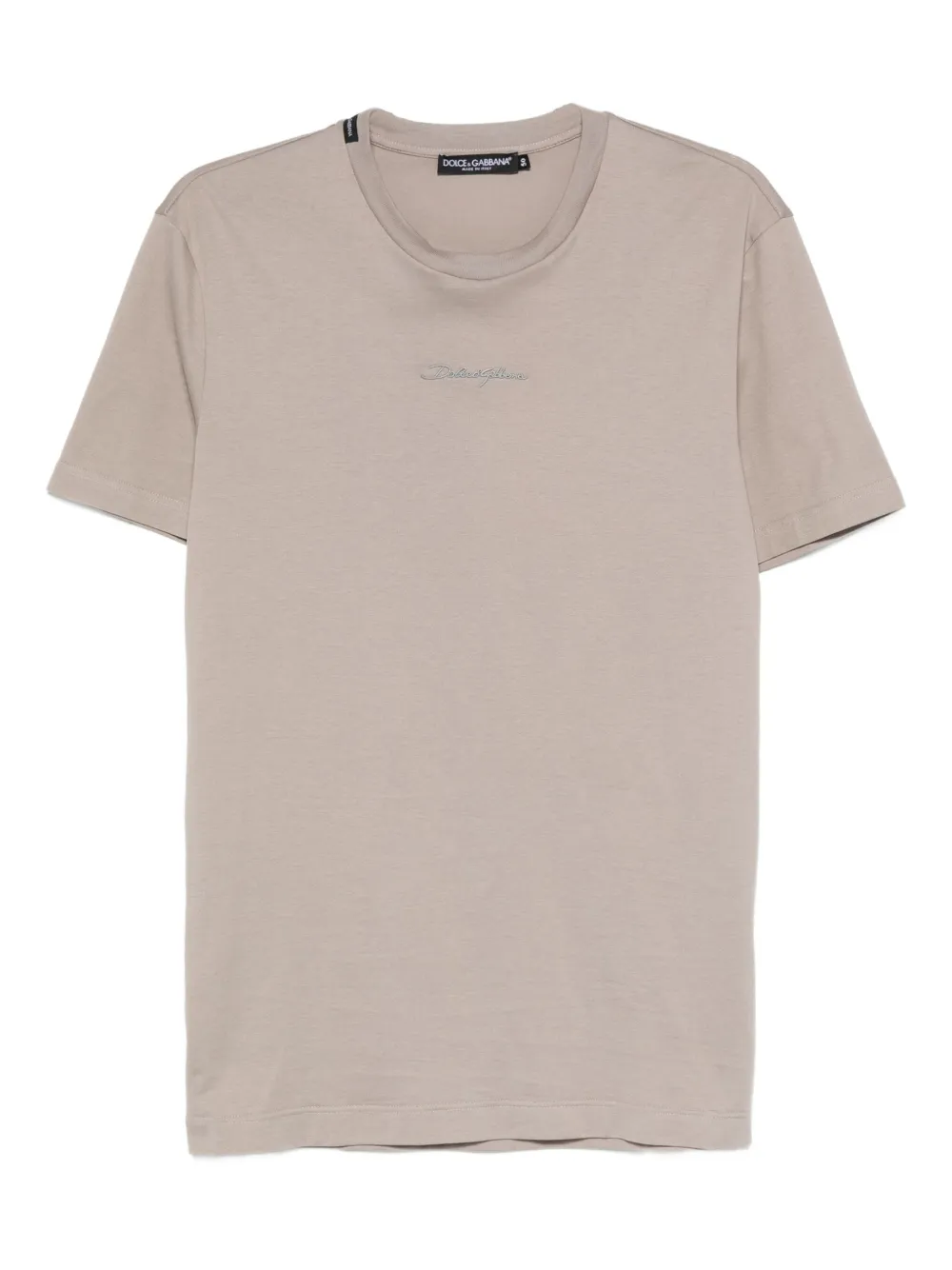 Dolce & Gabbana crew-neck T-shirt Beige