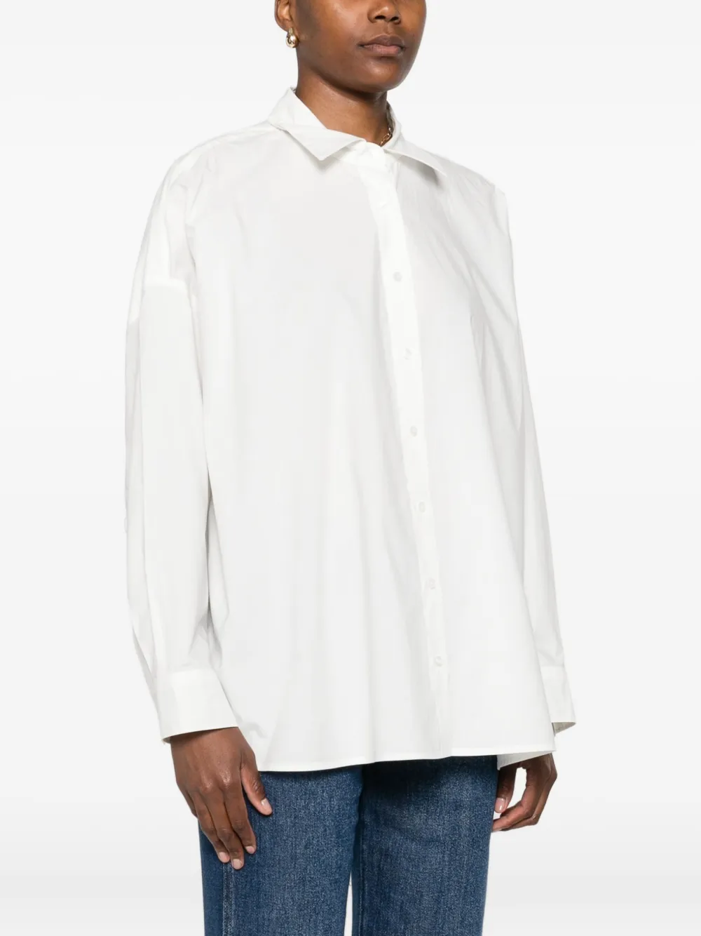 AGOLDE Katoenen blouse Wit