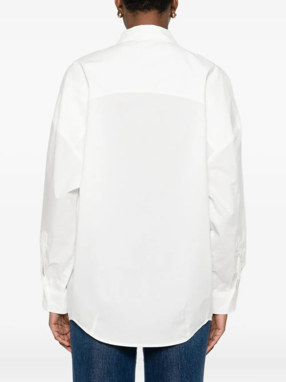 AGOLDE Katoenen blouse Wit