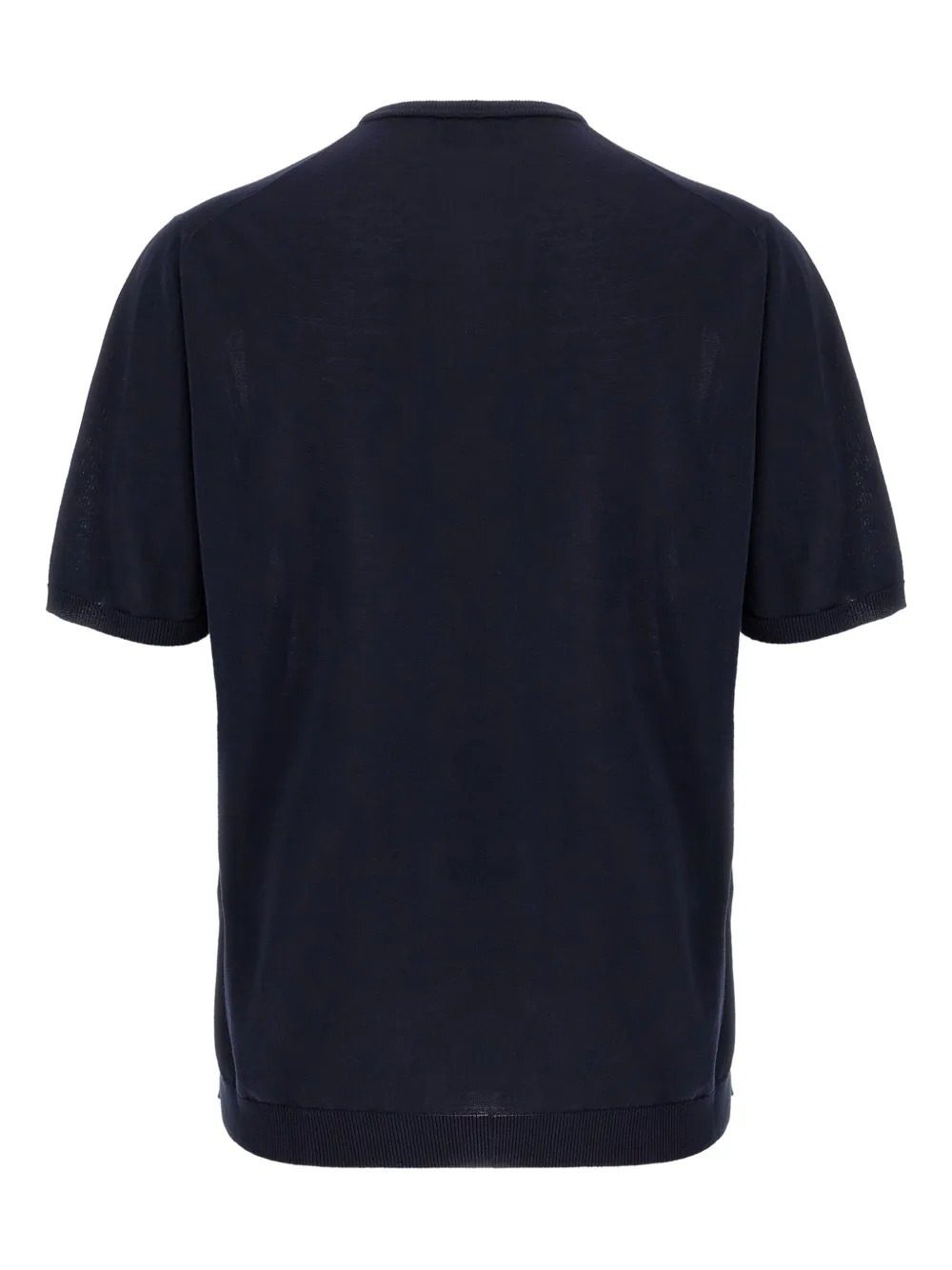 Roberto Collina Gebreid T-shirt Blauw