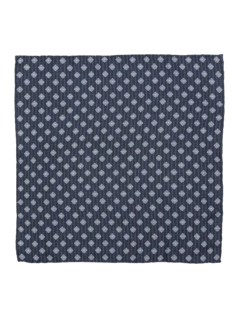 Brunello Cucinelli mascada de seda con motivo geométrico