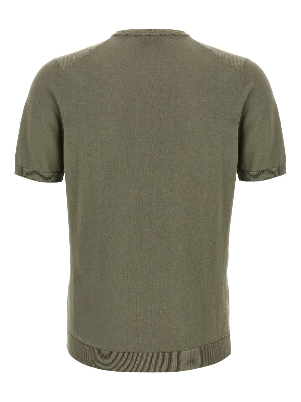 Roberto Collina Gebreid T-shirt Groen