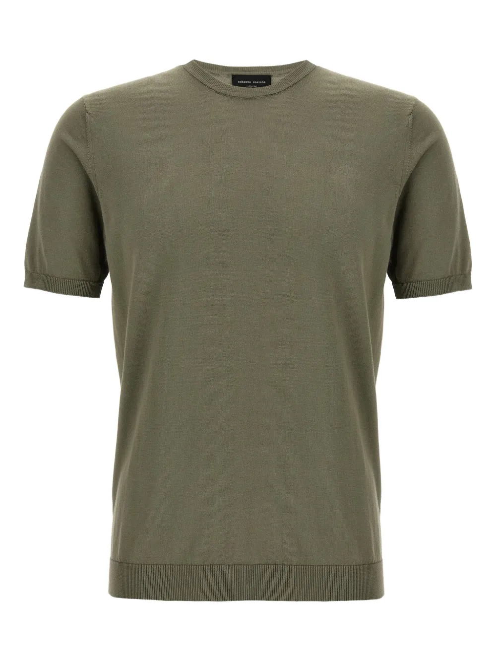 Roberto Collina Gebreid T-shirt Groen