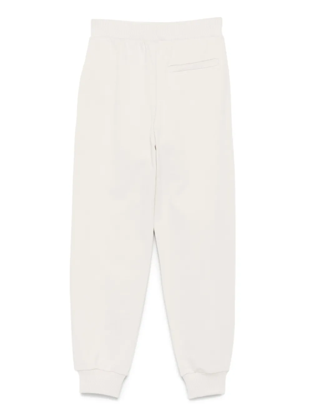 Balmain Kids logo-print cotton track pants Beige