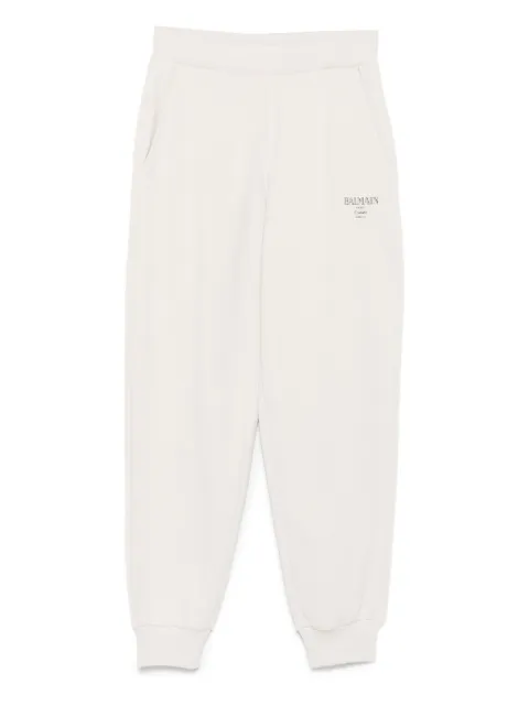 Balmain Kids pantalon de jogging en coton à logo imprimé