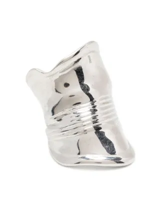 Jean Paul Gaultier The Crushed Can Ring | Silver | FARFETCH